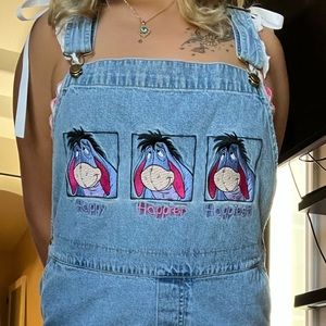 Eeyore Winnie the Pooh Vintage Overalls